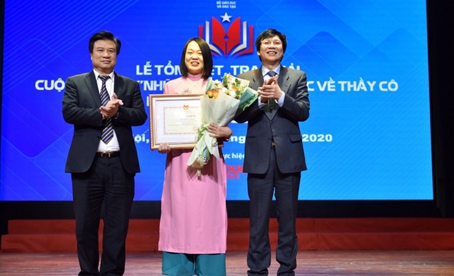 Nữ giảng viên Học viện Chính trị CAND đạt giải nhất cuộc thi viết về thầy cô và mái trường
