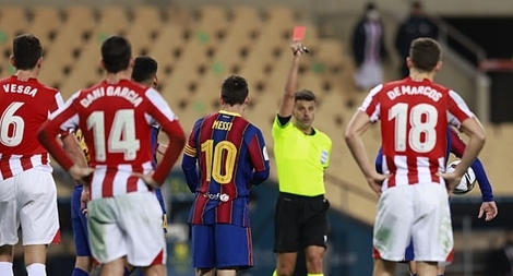 thumb 470 a0893fc2 4ce0 4c10 ab76 be43463479de | Mất Siêu cup Tây Ban Nha, Messi còn lĩnh thẻ đỏ