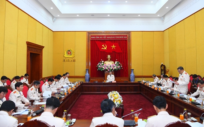Đoàn đại biểu Đảng bộ Công an Trung ương họp phiên thảo luận đóng góp ý kiến vào Văn kiện Đại hội XIII của Đảng - Ảnh minh hoạ 3