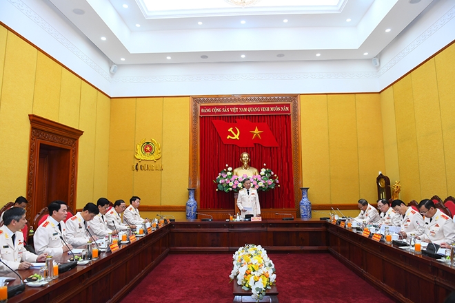 Đoàn đại biểu Đảng bộ Công an Trung ương họp phiên thảo luận đóng góp ý kiến vào Văn kiện Đại hội XIII của Đảng - Ảnh minh hoạ 4