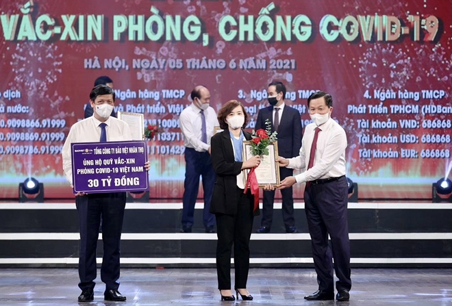 Bảo Việt Nhân thọ ủng hộ 30 tỷ đồng cho Quỹ vaccine phòng COVID-19