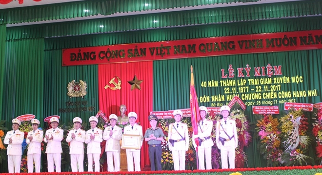 Trại giam Xuyên Mộc đón nhận Huân chương Chiến công hạng Nhì - Ảnh minh hoạ 3