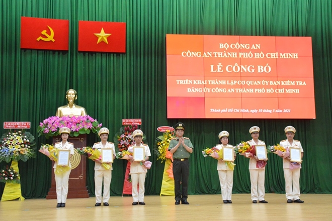 Thành lập Cơ quan Ủy ban Kiểm tra Đảng ủy Công an TP Hồ Chí Minh