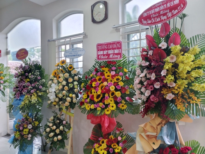 Báo CAND tại TP Hồ Chí Minh nhận được nhiều lời chúc mừng Ngày 21/6