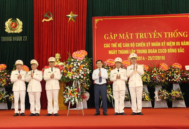 Trung đoàn CSCĐ Đông Bắc gặp mặt truyền thống nhân kỷ niệm 5 năm thành lập