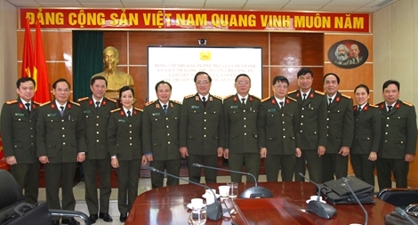 Thứ trưởng Nguyễn Văn Thành làm việc với Đảng uỷ, lãnh đạo Cục Truyền thông CAND