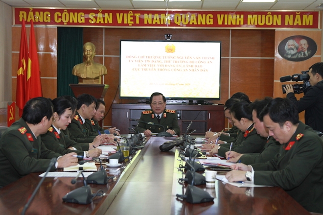 Thứ trưởng Nguyễn Văn Thành làm việc với Đảng uỷ, lãnh đạo Cục Truyền thông CAND - Ảnh minh hoạ 5