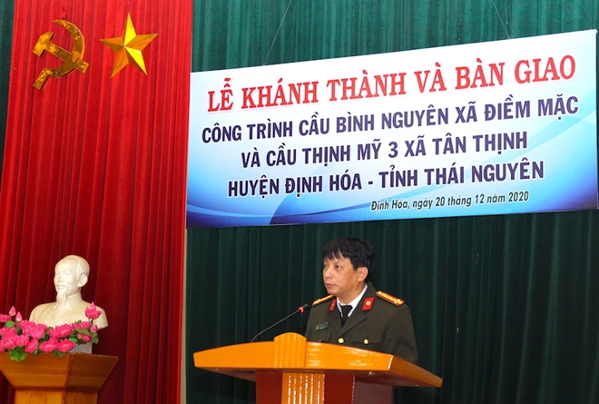 Khánh thành hai cây cầu dân sinh tại huyện Định Hóa, tỉnh Thái Nguyên