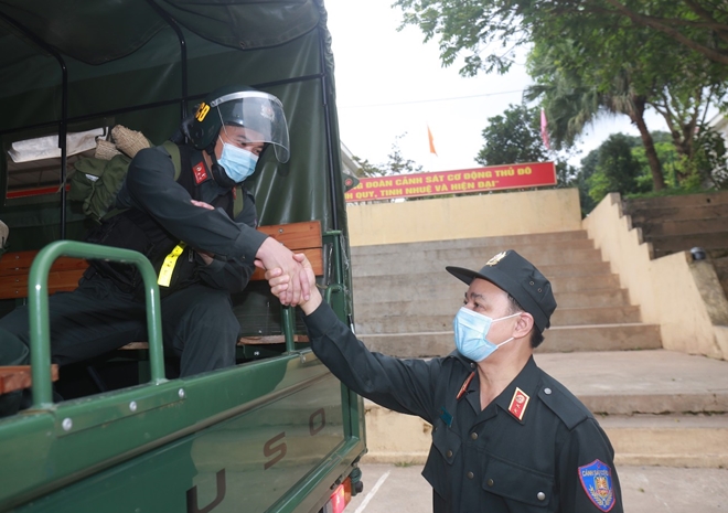 Bộ Tư lệnh Cảnh sát cơ động tăng cường 256 CBCS hỗ trợ Bắc Giang chống dịch - Ảnh minh hoạ 4