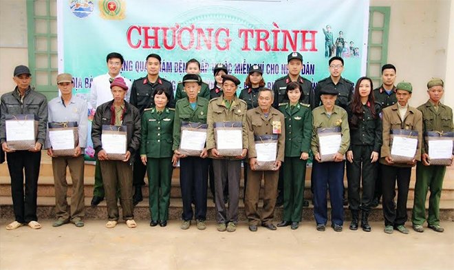 Tuổi trẻ Bộ Tư lệnh CSCĐ và nghĩa tình biên giới ở Cao Bằng