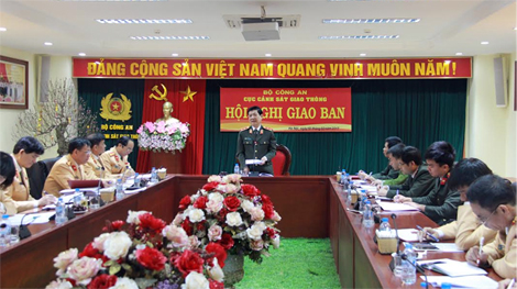 Thứ trưởng Nguyễn Văn Sơn làm việc về công tác đảm bảo trật tự an toàn giao thông