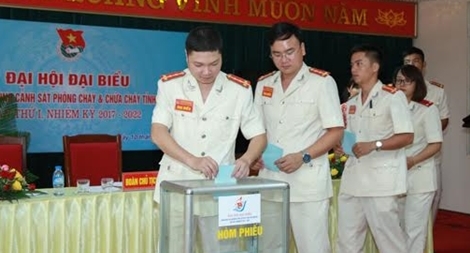 Đại hội Đoàn Cảnh sát PC&CC tỉnh Thái Nguyên
