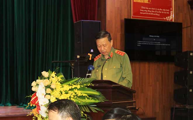 Bộ trưởng Tô Lâm thăm, làm việc tại Công an tỉnh Hà Nam - Ảnh minh hoạ 2