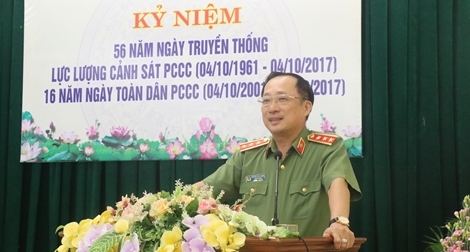 Thứ trưởng Nguyễn Văn Thành thăm và làm việc với PCCC Thanh Hóa