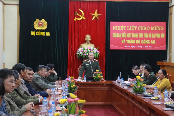 Gặp mặt đoàn đại biểu người có uy tín trong dân tộc thiểu số tỉnh Bà Rịa- Vũng Tàu