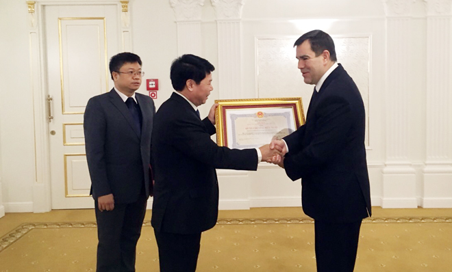 Đoàn đại biểu cấp cao Bộ Công an Việt Nam thăm Cộng hòa Belarus
