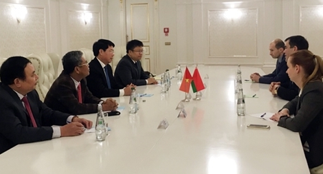 Đoàn đại biểu cấp cao Bộ Công an Việt Nam thăm Cộng hòa Belarus