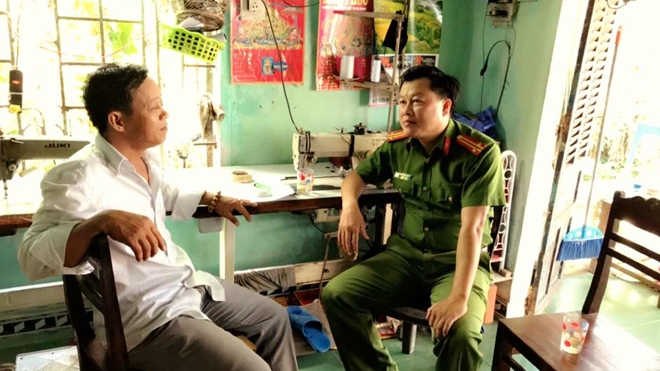 Trung tá Công an vững vàng trên nhiều cương vị công tác