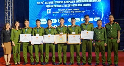 Học viện CSND đạt thành tích cao tại kỳ thi Olympic Tin học sinh viên năm 2019