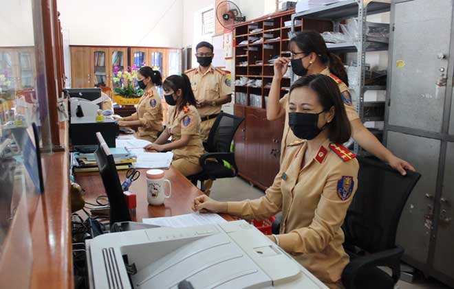 CSGT Quảng Nam nỗ lực phòng chống dịch Covid-19