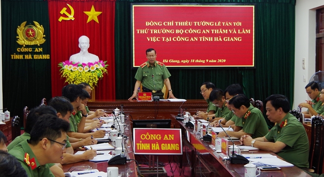 Bảo đảm tuyệt đối an ninh trật tự trên địa bàn tỉnh Hà Giang