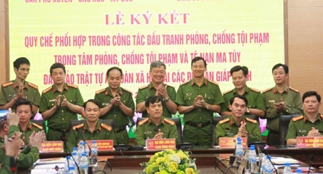 Công an Hà Nội và Hà Nam ký kết Quy chế phối hợp phòng chống tội phạm