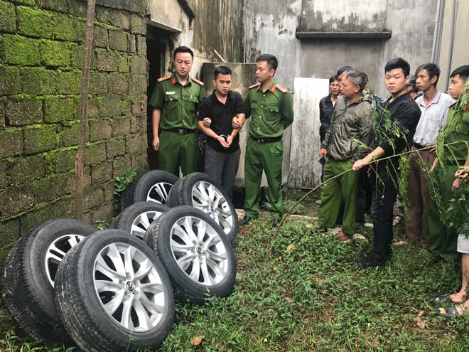 Giải mã những vụ trộm bánh xe ô tô ở Nghệ An