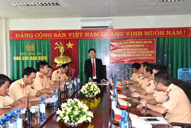 Thứ trưởng Nguyễn Văn Sơn kiểm tra công tác đảm bảo  ATGT phục vụ GEF 6