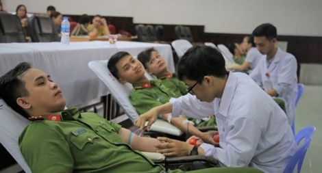 Tuổi trẻ Công an TP Đà Nẵng hiến hơn 400 đơn vị máu