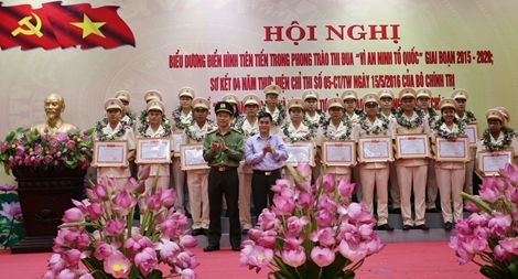 Công an Bắc Giang tuyên dương 112 gương điển hình tiên tiến