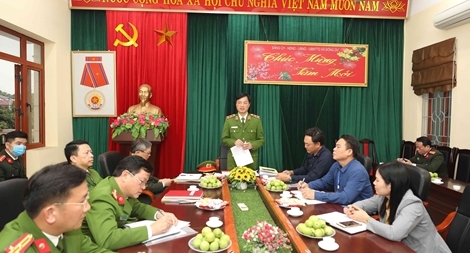 Thứ trưởng Nguyễn Duy Ngọc kiểm tra công tác ứng trực bảo vệ Tết