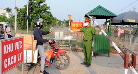 Nhiệm vụ “kép” ở Hạ Lôi: Đảm bảo ANTTvà đẩy lùi dịch COVID-19