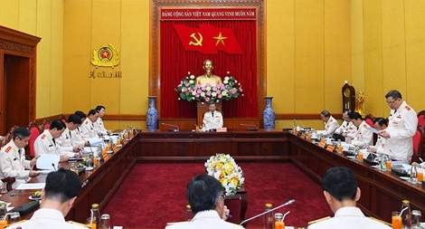 Đoàn đại biểu Đảng bộ Công an Trung ương họp phiên thảo luận đóng góp ý kiến vào Văn kiện Đại hội XIII của Đảng
