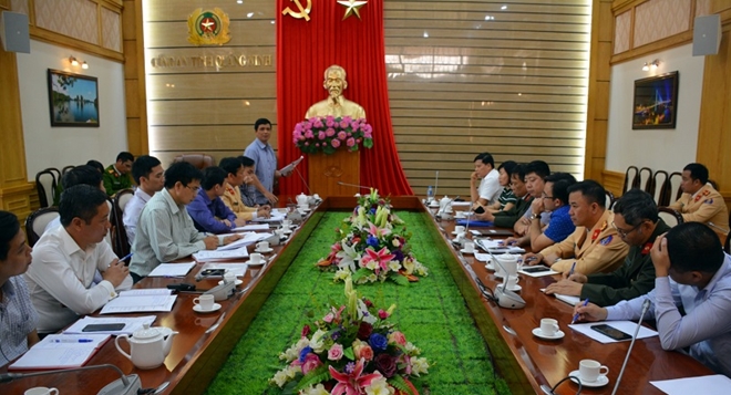 Khảo sát công tác đảm bảo an ninh diễn đàn Du lịch ASEAN năm 2019 tại Quảng Ninh