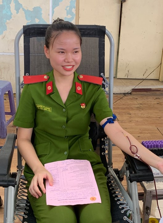 1.500 cán bộ, sinh viên Học viện Cảnh sát hiến máu - Ảnh minh hoạ 5