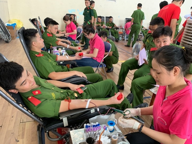 1.500 cán bộ, sinh viên Học viện Cảnh sát hiến máu - Ảnh minh hoạ 6