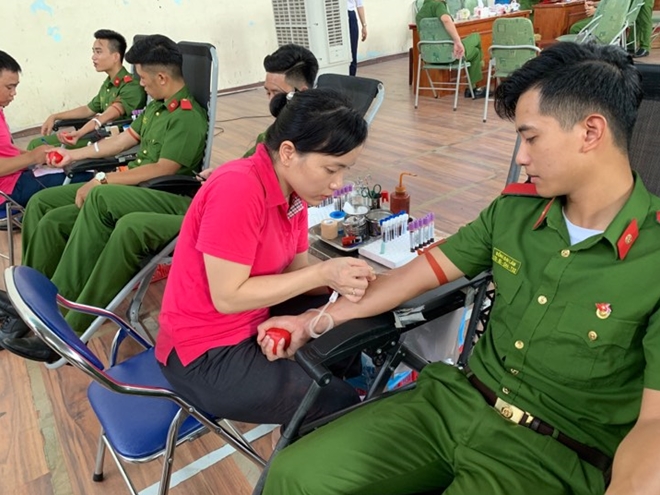 1.500 cán bộ, sinh viên Học viện Cảnh sát hiến máu - Ảnh minh hoạ 4