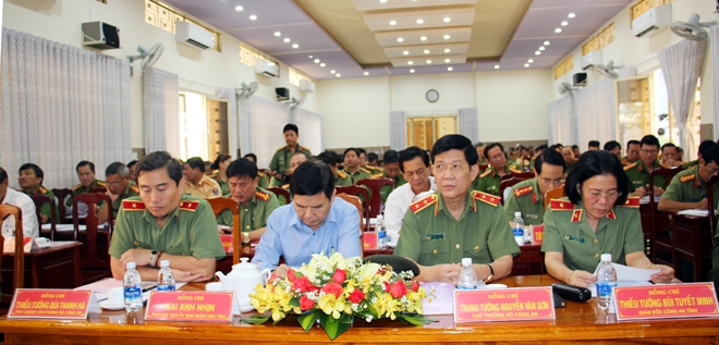 Thứ trưởng Nguyễn Văn Sơn dự triển khai công tác năm 2019 Công an tỉnh Kiên Giang - Ảnh minh hoạ 3