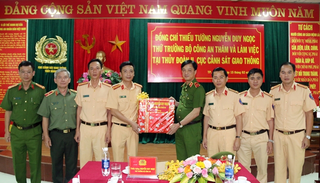 Thứ trưởng Nguyễn Duy Ngọc làm việc với Thủy đoàn II Cục CSGT và Trung đoàn CSCĐ Tây Nam Bộ - Ảnh minh hoạ 4