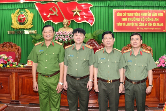 Thứ trưởng Nguyễn Văn Sơn chỉ đạo công tác tại Công an Sóc Trăng - Ảnh minh hoạ 4