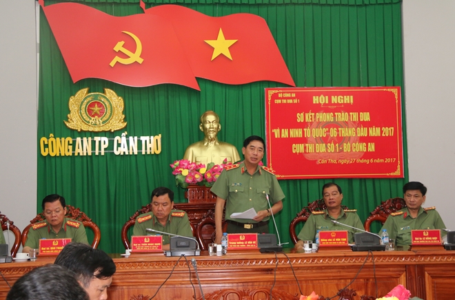 Sơ kết phong trào thi đua “Vì an ninh Tổ quốc” 6 tháng đầu năm