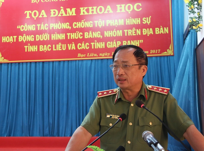 Tọa đàm khoa học công tác phòng, chống tội phạm hình sự hoạt động dưới hình thức băng nhóm