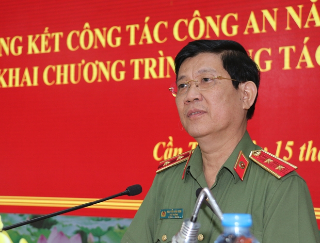 Thứ trưởng Nguyễn Văn Sơn chỉ đạo triển khai công tác năm 2019 Công an TP Cần Thơ