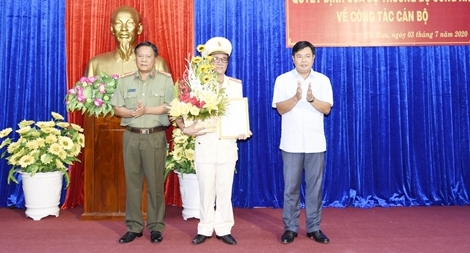 Công an tỉnh Cà Mau có tân Phó Giám đốc