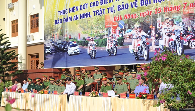 Đảm bảo tuyệt đối ANTT, bảo vệ Đại hội đại biểu Đảng bộ các cấp tỉnh Đắk Nông