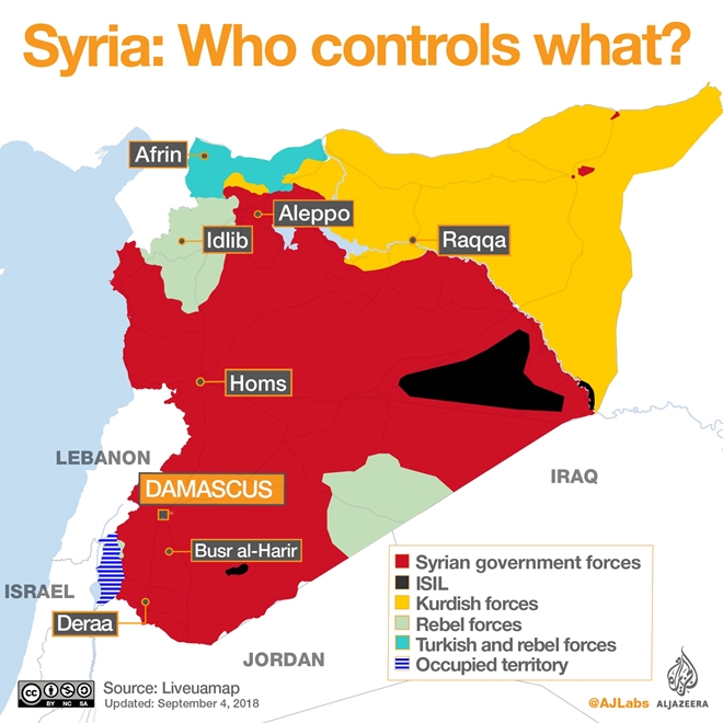 Phiến Quan Do Mỹ Hậu Thuẫn Bất Ngờ Theo Chan Syria Diệt Khủng Bố Idlib Bao Cong An Nhan Dan điện Tử