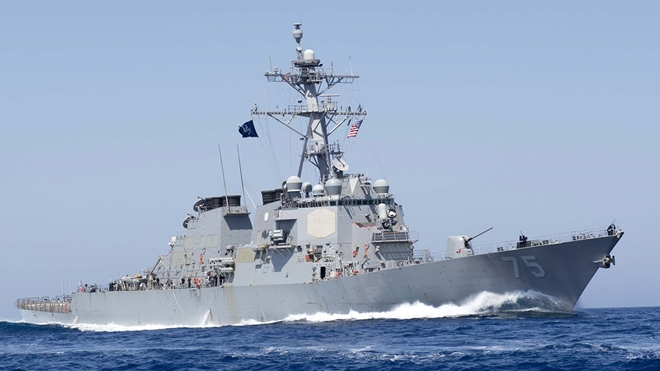 Tàu USS Donald Cook của Hải quân Mỹ. Ảnh: US Navy