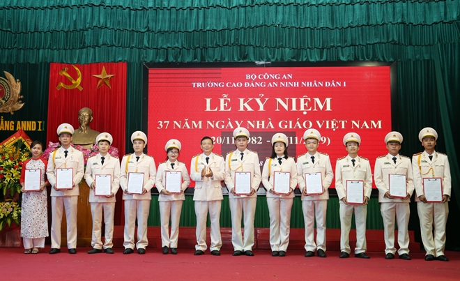 Trường Cao đẳng ANND I tổ chức lễ mít tinh kỷ niệm Ngày Nhà giáo Việt Nam - Ảnh minh hoạ 5