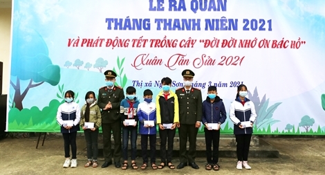 Nhiều hoạt động ý nghĩa tuổi trẻ CAND tại thị xã Nghi Sơn