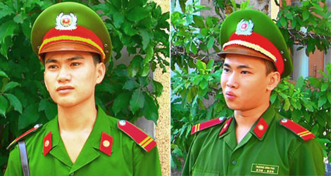 Biểu dương 2 chiến sĩ Công an cứu người - ảnh 1